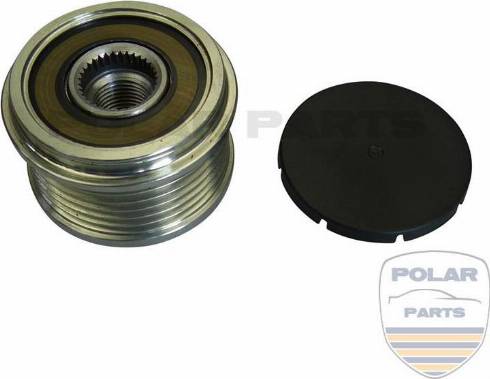 PolarParts 10004638 - Шкив генератора, муфта www.autospares.lv