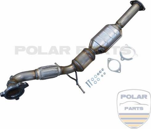 PolarParts 10004838 - Katalizators autospares.lv