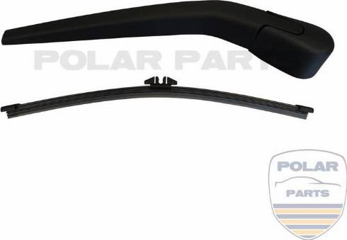 PolarParts 10004377 - Stikla tīrītāja svira, Stiklu tīrīšanas sistēma autospares.lv