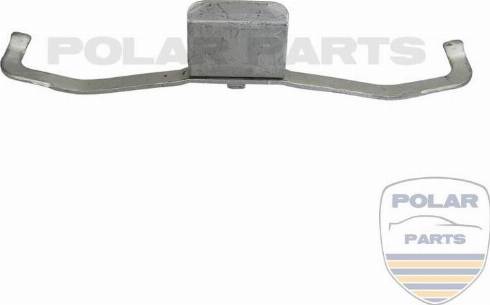 PolarParts 10004217 - Комплектующие, тормозные колодки www.autospares.lv