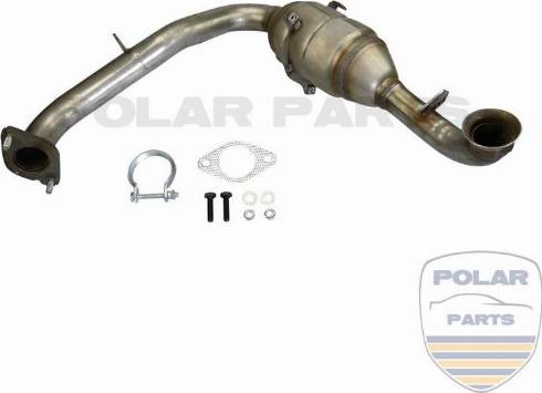 PolarParts 10004229 - Katalizators autospares.lv