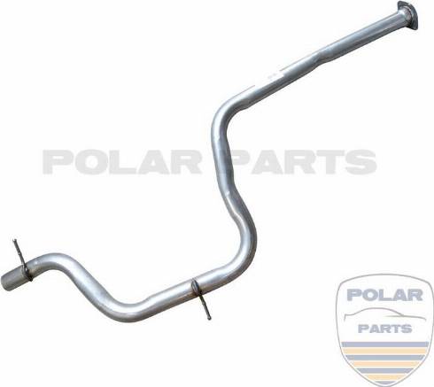 PolarParts 10004224 - Exhaust Pipe www.autospares.lv