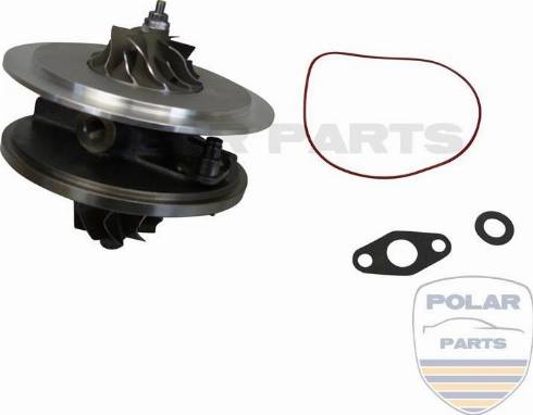 PolarParts 10004753 - Картридж турбины, группа корпуса компрессора www.autospares.lv