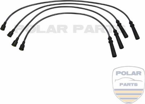 PolarParts 10000476 - Augstsprieguma vadu komplekts autospares.lv