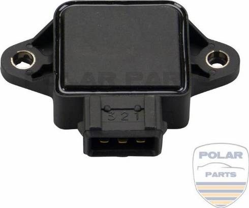 PolarParts 10000551 - Devējs, Droseļvārsta stāvoklis www.autospares.lv