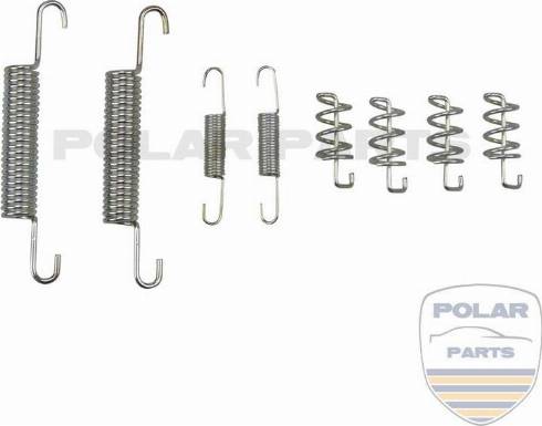 PolarParts 20000743 - Bremžu loku kompl., Stāvbremze www.autospares.lv