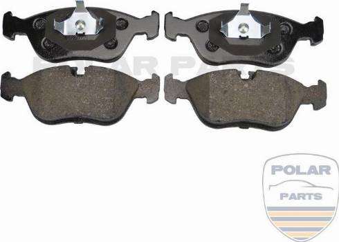 PolarParts 10000650 - Brake Pad Set, disc brake www.autospares.lv