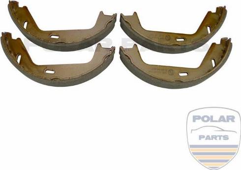 PolarParts 10000635 - Bremžu loku kompl., Stāvbremze www.autospares.lv