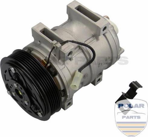 PolarParts 10000883 - Compressor, air conditioning www.autospares.lv