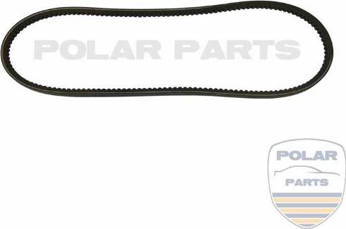 PolarParts 10001146 - Клиновой ремень, поперечные рёбра www.autospares.lv