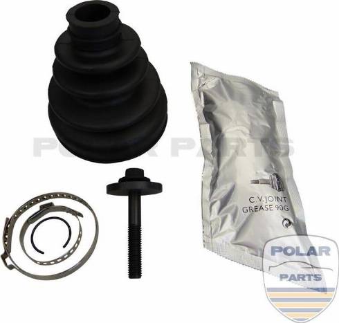 PolarParts 10000766 - Putekļusargs, Piedziņas vārpsta autospares.lv