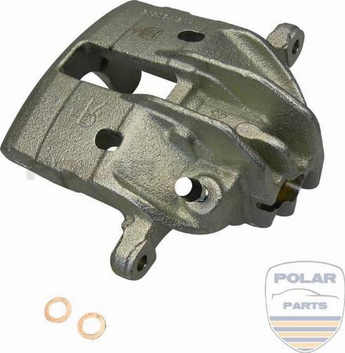 PolarParts 10001566 - Bremžu suports www.autospares.lv