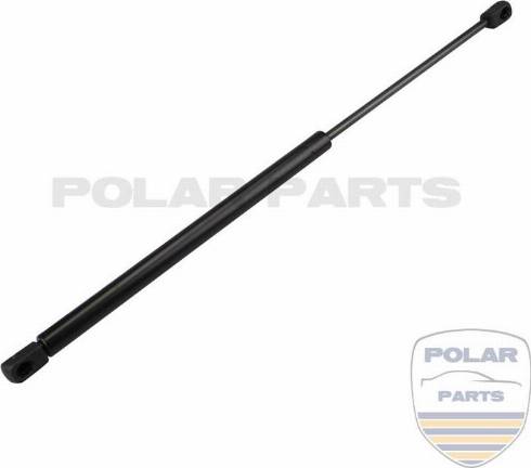 PolarParts 10001098 - Gāzes atspere, Bagāžas / Kravas nodalījuma vāks www.autospares.lv