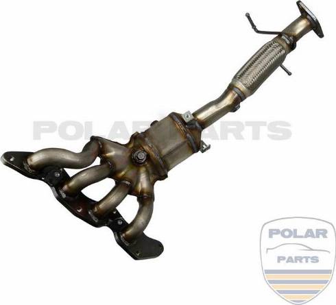 PolarParts 10003634 - Katalizators www.autospares.lv