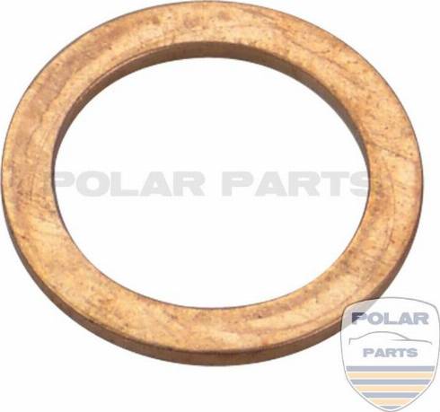 PolarParts 10003298 - Уплотнительное кольцо, резьбовая пробка маслосливного отверстия www.autospares.lv