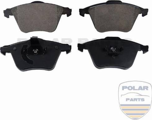 PolarParts 10003765 - Bremžu uzliku kompl., Disku bremzes www.autospares.lv