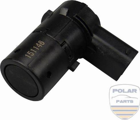 PolarParts 10003709 - Датчик, система помощи при парковке www.autospares.lv