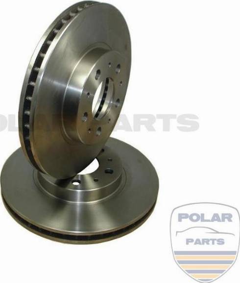 PolarParts 10003536 - Bremžu diski www.autospares.lv