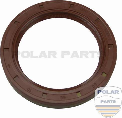 PolarParts 10002177 - Vārpstas blīvgredzens, Kloķvārpsta www.autospares.lv