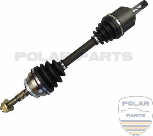 PolarParts 10002307 - Piedziņas vārpsta www.autospares.lv