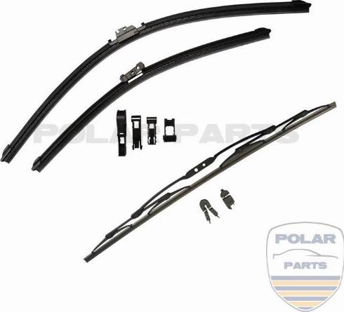 PolarParts 20000968 - Wiper Blade www.autospares.lv