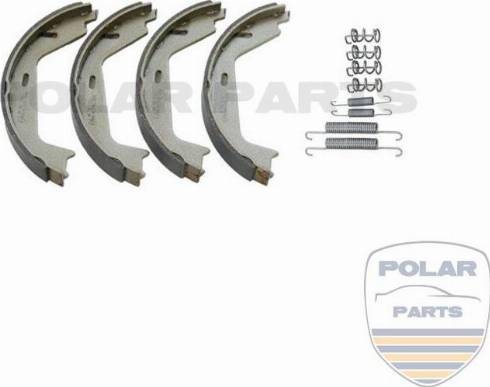 PolarParts 20000023 - Bremžu loku kompl., Stāvbremze www.autospares.lv