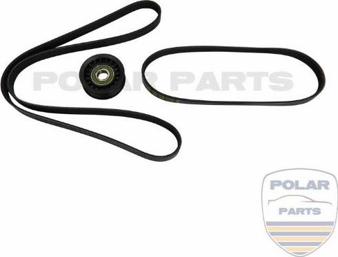 PolarParts 20001117 - Ķīļrievu siksnu komplekts www.autospares.lv