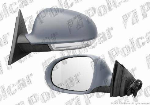 Polcar 9549514M - Ārējais atpakaļskata spogulis www.autospares.lv