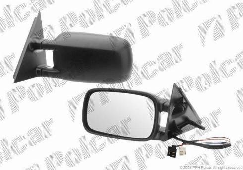 Polcar 9546524M - Ārējais atpakaļskata spogulis www.autospares.lv