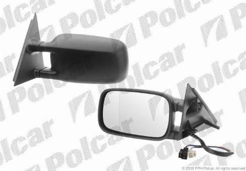 Polcar 9546516M - Ārējais atpakaļskata spogulis www.autospares.lv