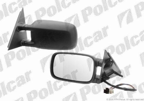 Polcar 9546513M - Ārējais atpakaļskata spogulis www.autospares.lv