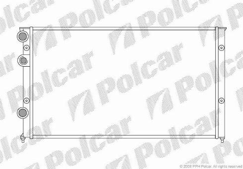 Polcar 954608-8 - Radiators, Motora dzesēšanas sistēma autospares.lv