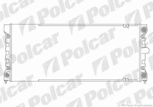 Polcar 954608-2 - Radiators, Motora dzesēšanas sistēma autospares.lv