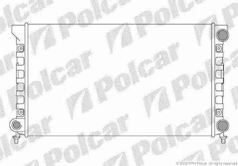 Polcar 954608A4 - Radiators, Motora dzesēšanas sistēma autospares.lv