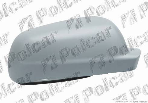 Polcar 9541551PE - Spoguļstikls, Ārējais atpakaļskata spogulis www.autospares.lv