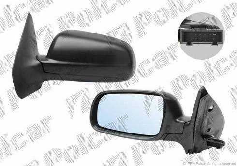 Polcar 9541514M - Ārējais atpakaļskata spogulis www.autospares.lv