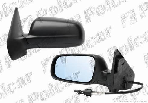 Polcar 9541513M - Ārējais atpakaļskata spogulis www.autospares.lv