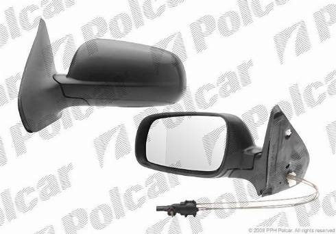 Polcar 9541512M - Ārējais atpakaļskata spogulis www.autospares.lv