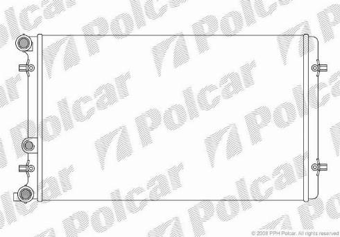 Polcar 9541085X - Radiators, Motora dzesēšanas sistēma www.autospares.lv