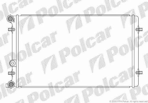 Polcar 954108-5 - Radiators, Motora dzesēšanas sistēma www.autospares.lv