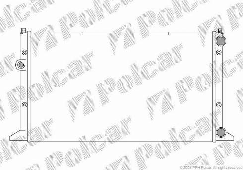 Polcar 9541083X - Radiators, Motora dzesēšanas sistēma www.autospares.lv