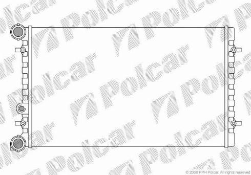 Polcar 9541082X - Radiators, Motora dzesēšanas sistēma www.autospares.lv