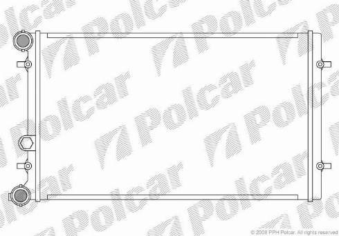 Polcar 954108-2 - Radiators, Motora dzesēšanas sistēma www.autospares.lv