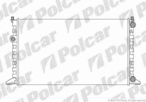 Polcar 954108A3 - Radiators, Motora dzesēšanas sistēma www.autospares.lv