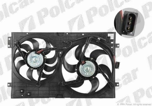 Polcar 954123W2-1 - Ventilators, Motora dzesēšanas sistēma www.autospares.lv