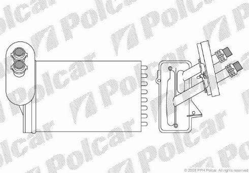 Polcar 9541N8-1 - Siltummainis, Salona apsilde www.autospares.lv