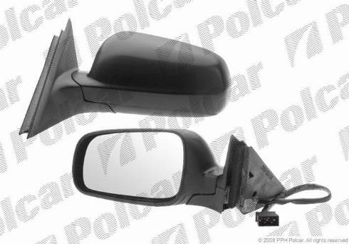 Polcar 9548514M - Spoguļstikls, Ārējais atpakaļskata spogulis www.autospares.lv