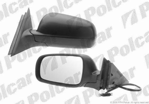 Polcar 9548515M - Spoguļstikls, Ārējais atpakaļskata spogulis www.autospares.lv