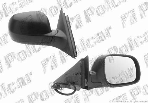 Polcar 9548525M - Ārējais atpakaļskata spogulis www.autospares.lv