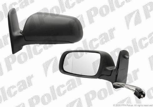 Polcar 955051-M - Ārējais atpakaļskata spogulis www.autospares.lv